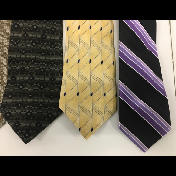 Lot of 5 Haggar men’s neck ties - Picture 3 of 8